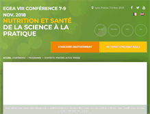 Tablet Screenshot of egeaconference.com